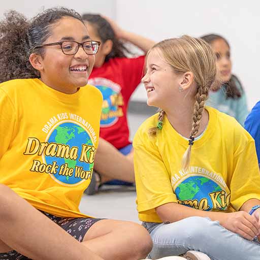 Young ladies enjoying their Drama Kids class