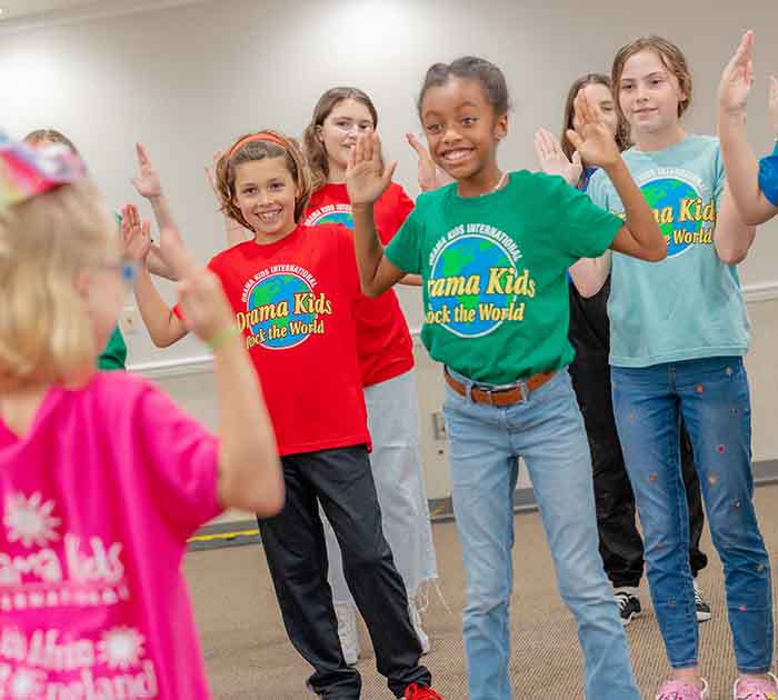 Young ladies enjoying their Drama Kids class
