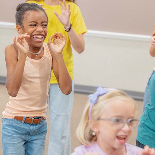 Lower-Primary Drama Kids Students having fun