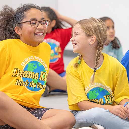 Composite Young ladies enjoying their Drama Kids class