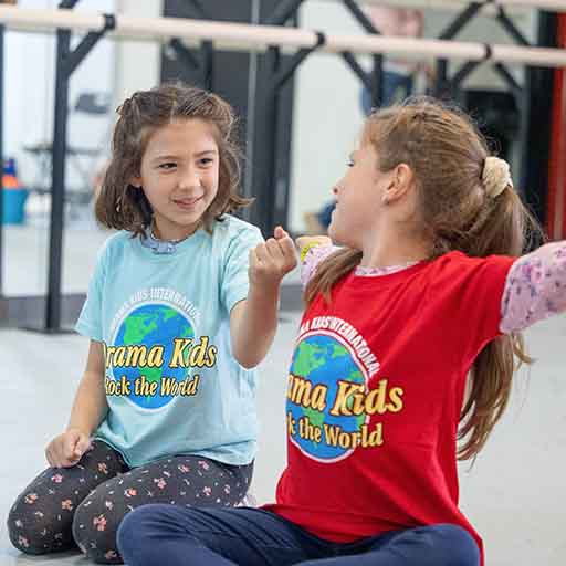 Lower Primary 2 Drama Kids Students having fun